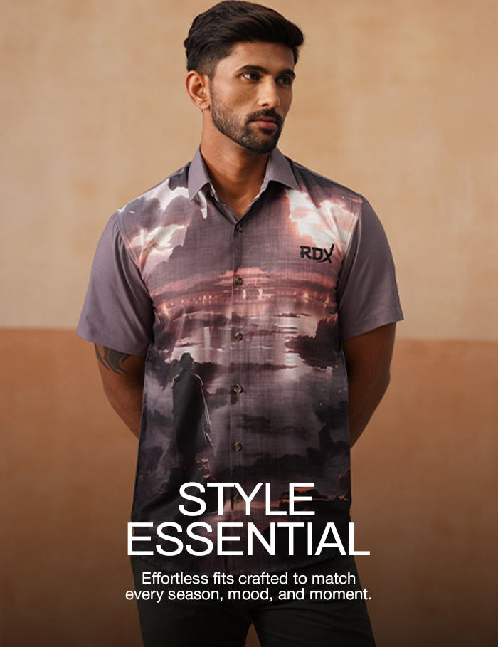 Printed men shirts style guide