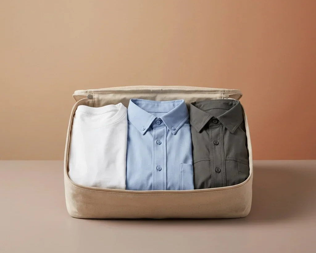 The Only 3 Shirts You Need in Your Travel Bag (According to Minimalist Pros) - Indian Needle