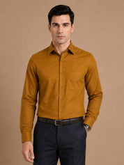 Cotton Solid Formal Shirt for Mens