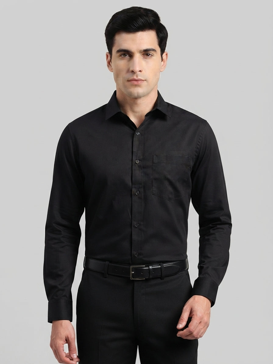 Cotton Solid Formal Shirt for Mens