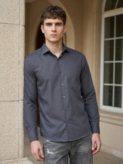 Cotton Solid Casual Shirt for Mens