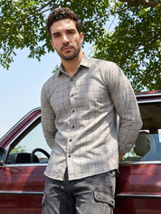 Men's Cotton Checked Casual Shirts