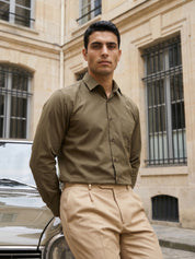 Men’s Classic Solid Casual Wear Shirt