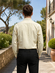 Men’s Pure Cotton Striped Formal Shirt