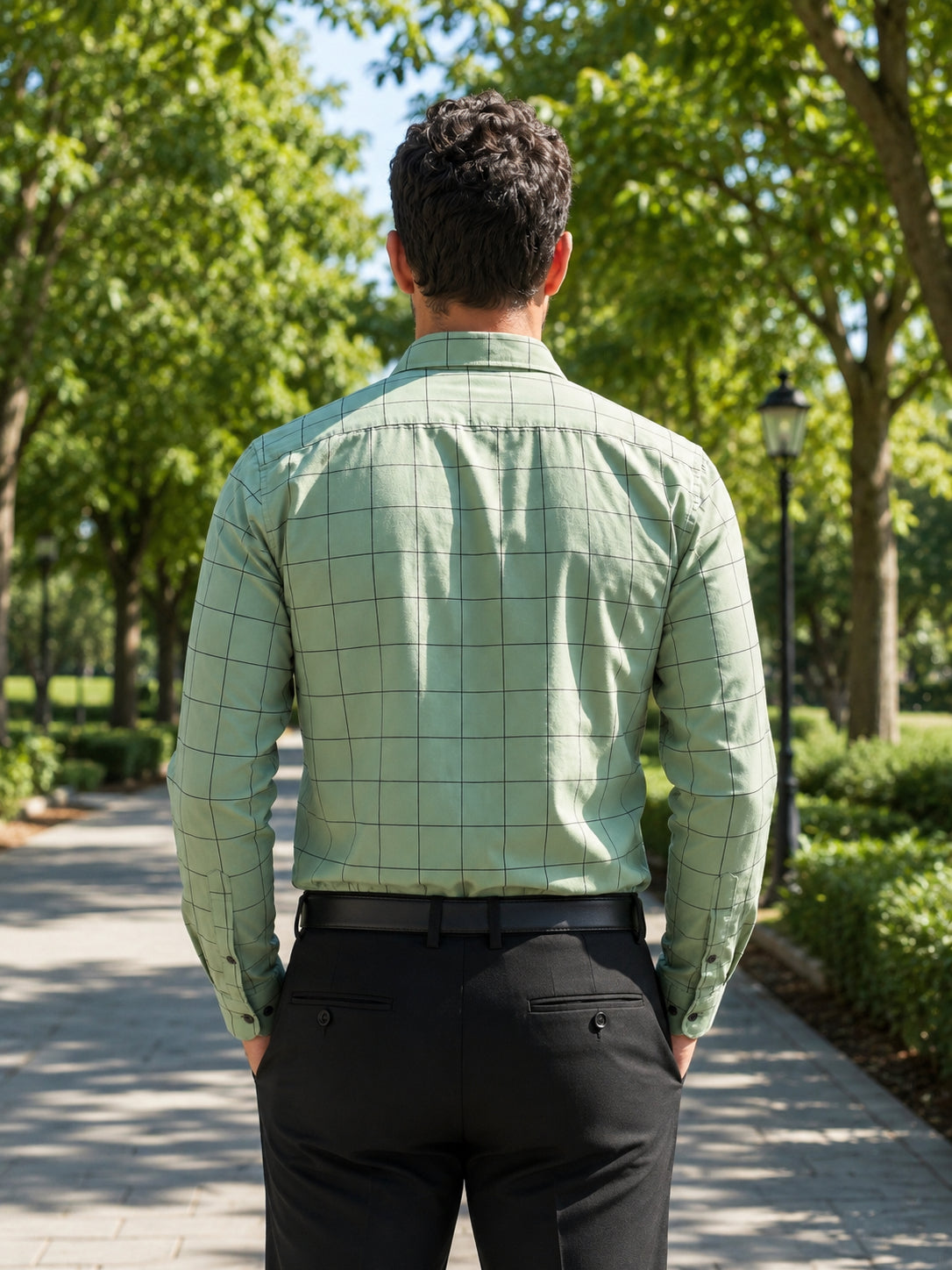 Men's Cotton Checked Formal Shirts