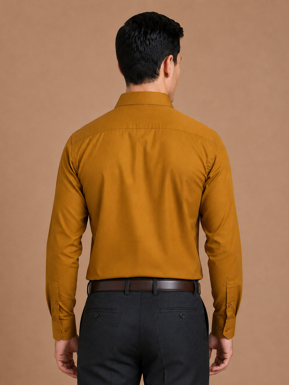 Cotton Solid Formal Shirt for Mens
