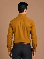 Cotton Solid Formal Shirt for Mens