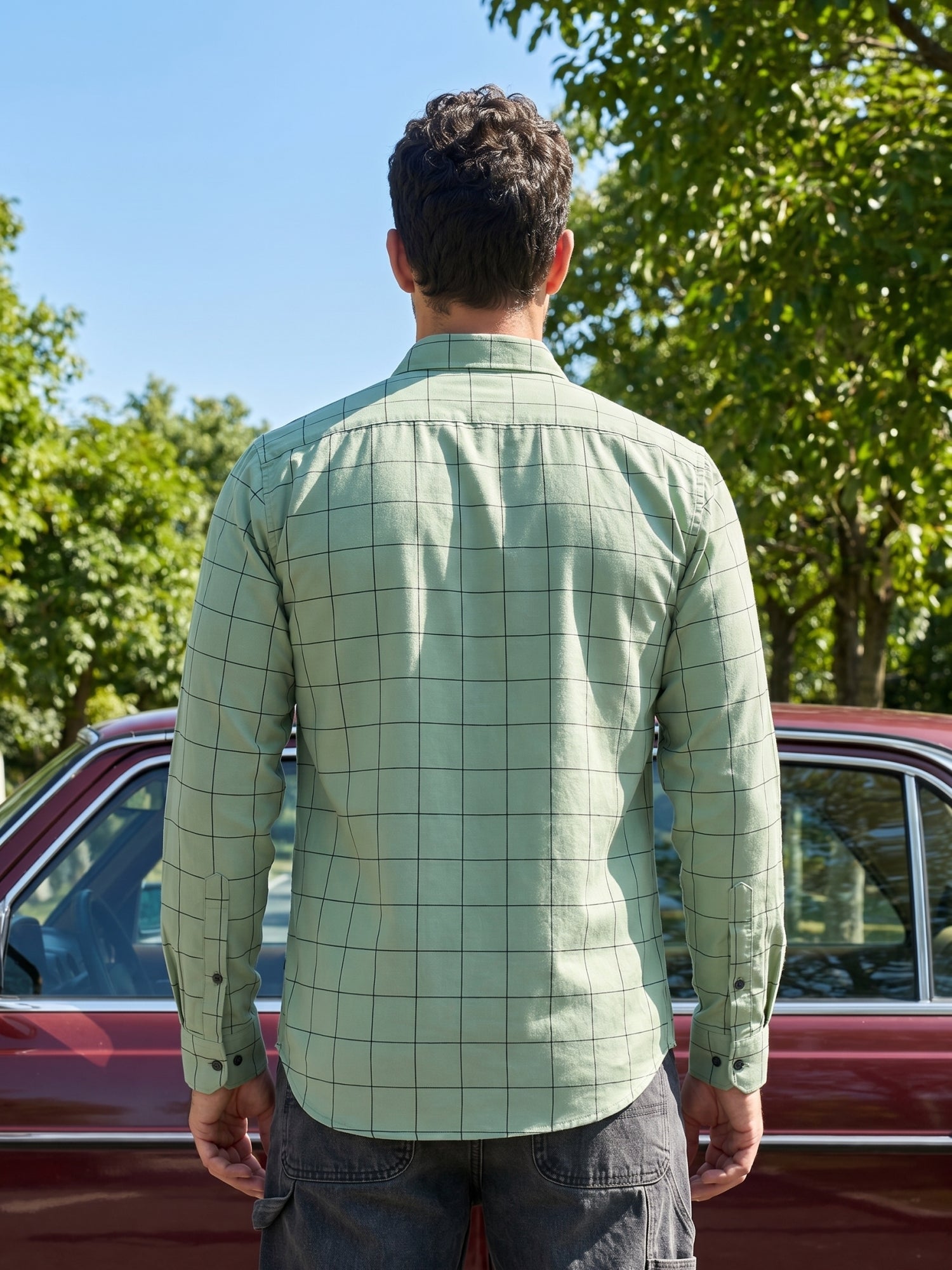 Men's Cotton Checked Casual Shirts