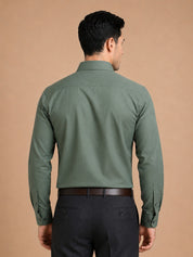 Cotton Solid Formal Shirt for Mens