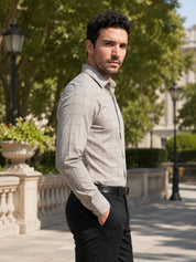 Men's Cotton Checked Formal Shirts