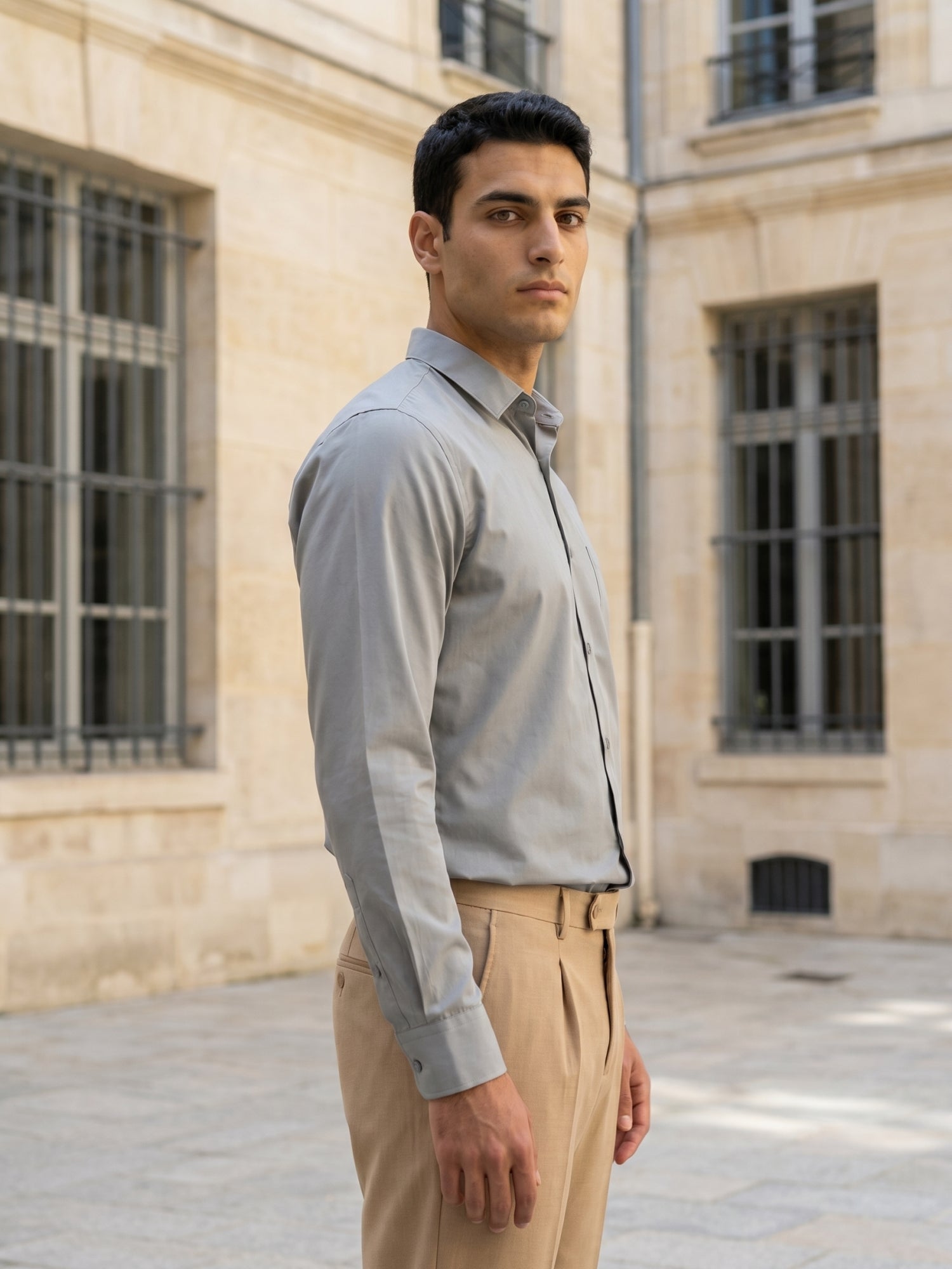 Men’s Classic Solid Casual Wear Shirt