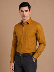 Cotton Solid Formal Shirt for Mens