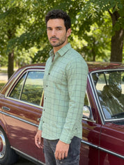 Men's Cotton Checked Casual Shirts