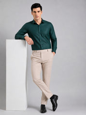 Cotton Solid Formal Shirt for Mens