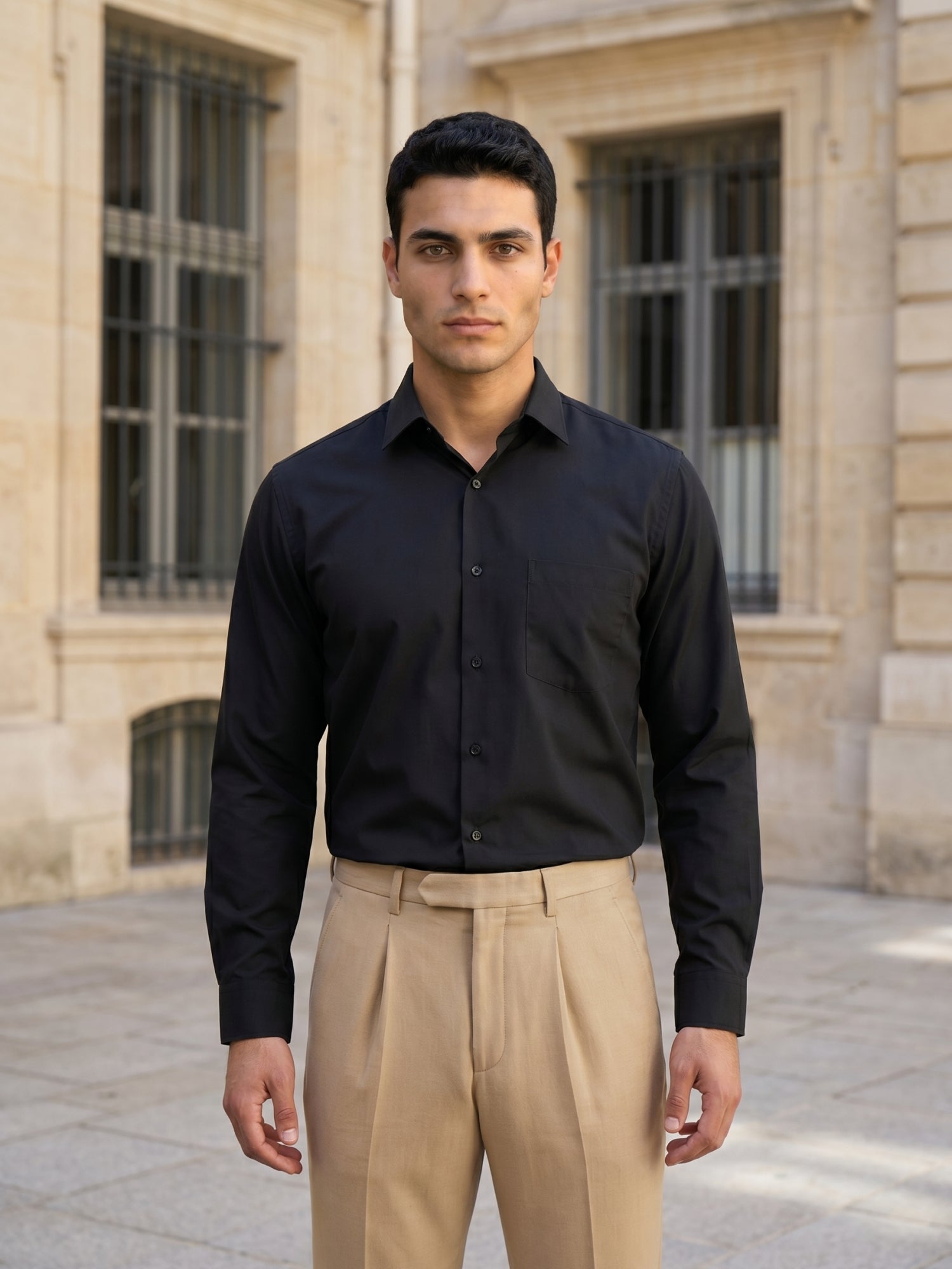Men’s Classic Solid Casual Wear Shirt