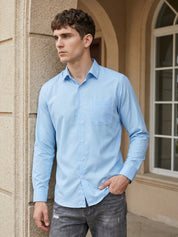 Cotton Solid Casual Shirt for Mens