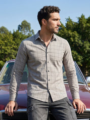 Men's Cotton Checked Casual Shirts