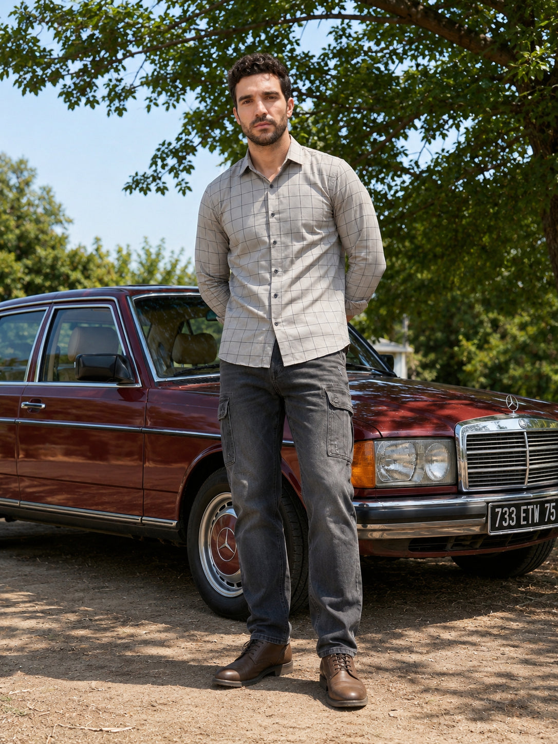 Men's Cotton Checked Casual Shirts