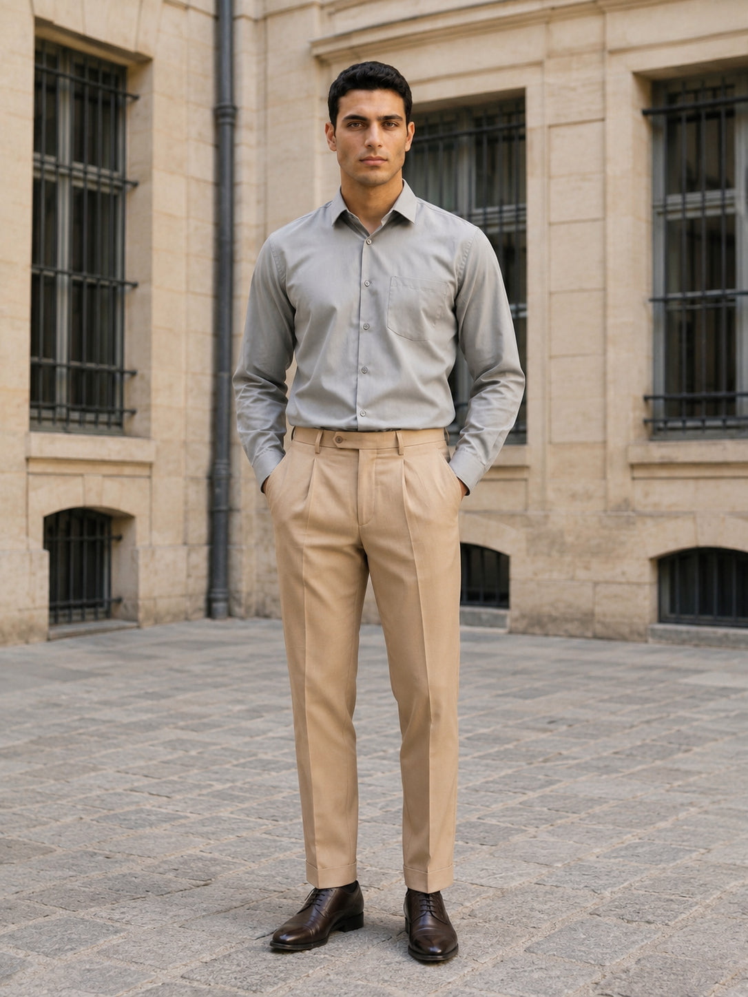 Men’s Classic Solid Casual Wear Shirt