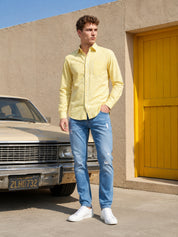 Men’s Pure Cotton Striped Casual Shirt