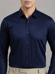 Men's Cotton Solid Formal Shirt