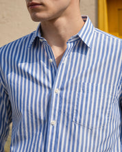 Men’s Pure Cotton Striped Casual Shirt