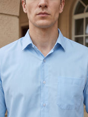Cotton Solid Casual Shirt for Mens