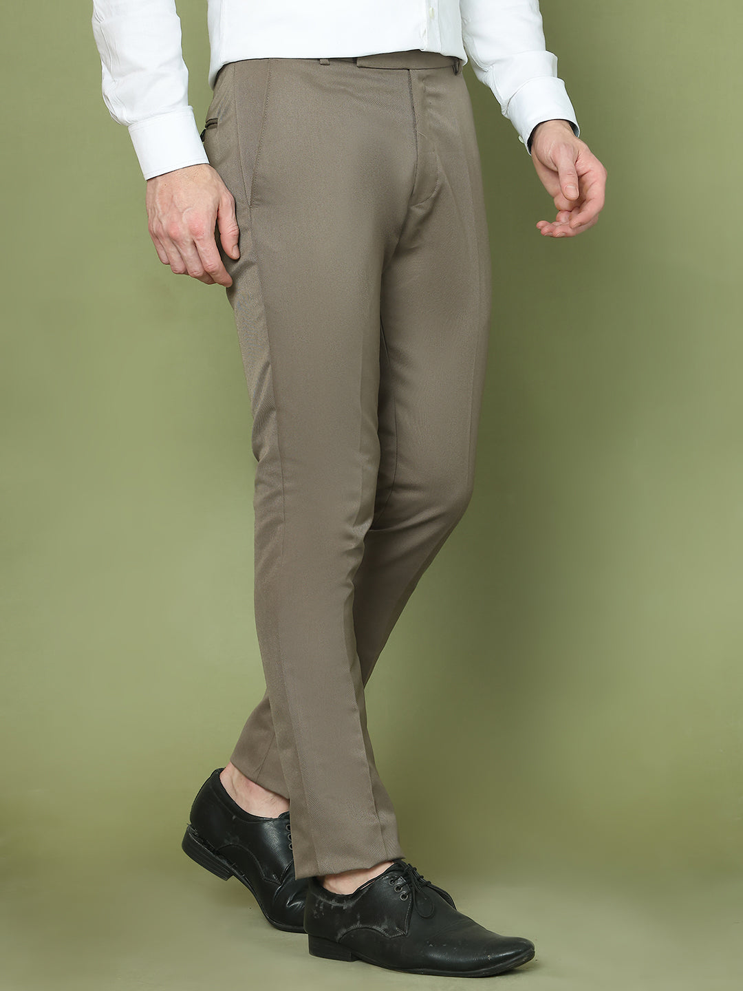 Solid Cotton Formal Trouser for Men's