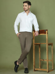 Solid Cotton Formal Trouser for Men's