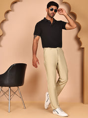Smart Casual Cotton Blend Pants for Men
