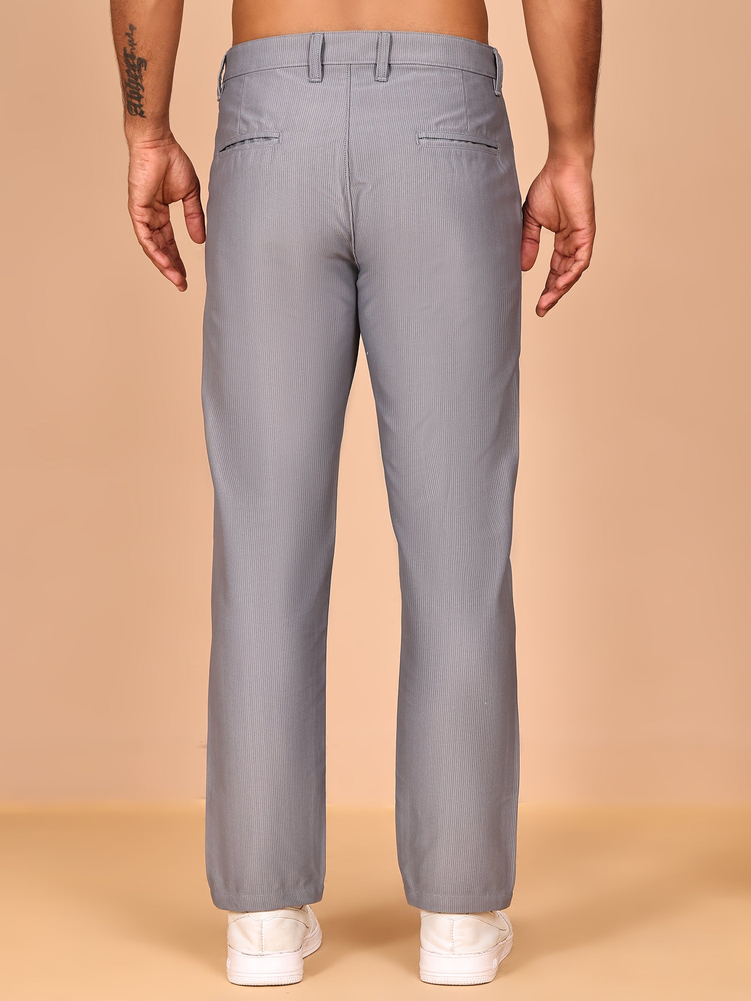 Smart Casual Cotton Blend Pants for Men