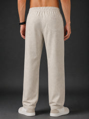 Linen Relaxed-Fit Regular Trousers for Men