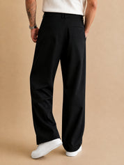 Men Straight Fit Korean Pants