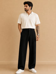 Men Straight Fit Korean Pants