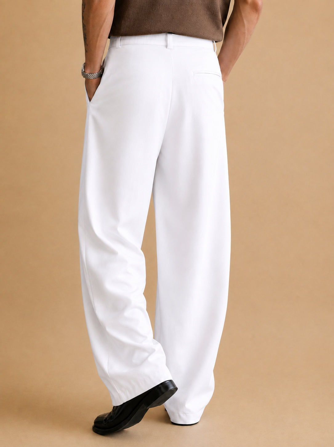 Men Straight Fit Korean Pants