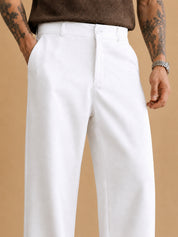 Men Straight Fit Korean Pants