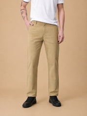 Men’s Solid Cotton Chino Trousers