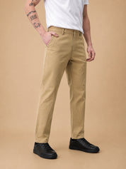 Men’s Solid Cotton Chino Trousers