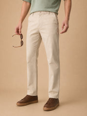 Men’s Solid Cotton Chino Trousers
