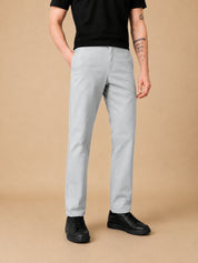 Men’s Solid Cotton Chino Trousers