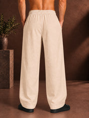 Men’s Relaxed Fit Linen Trousers