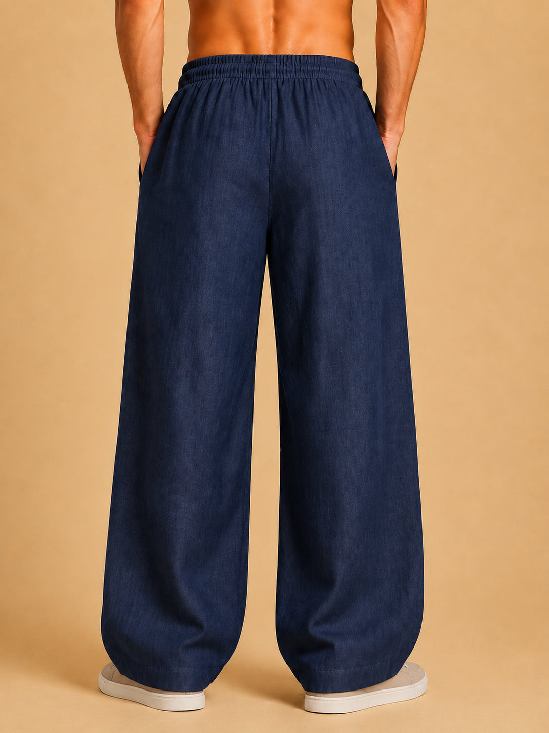 Men’s Relaxed Fit Linen Trousers