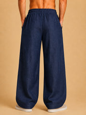 Men’s Relaxed Fit Linen Trousers