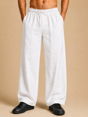 Men’s Relaxed Fit Linen Trousers