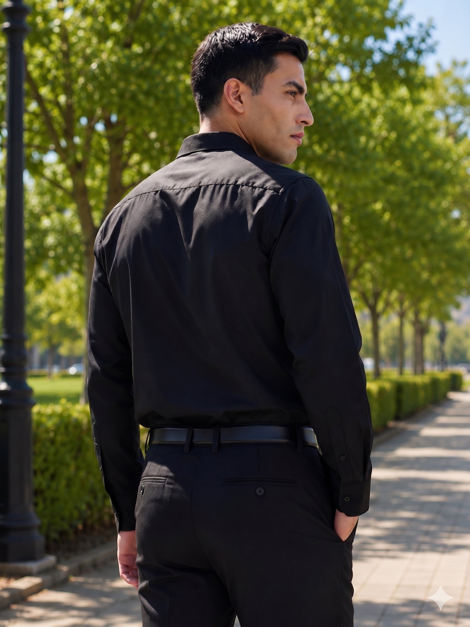 Cotton Solid Formal Shirt for Mens
