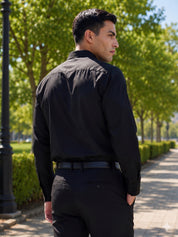Cotton Solid Formal Shirt for Mens