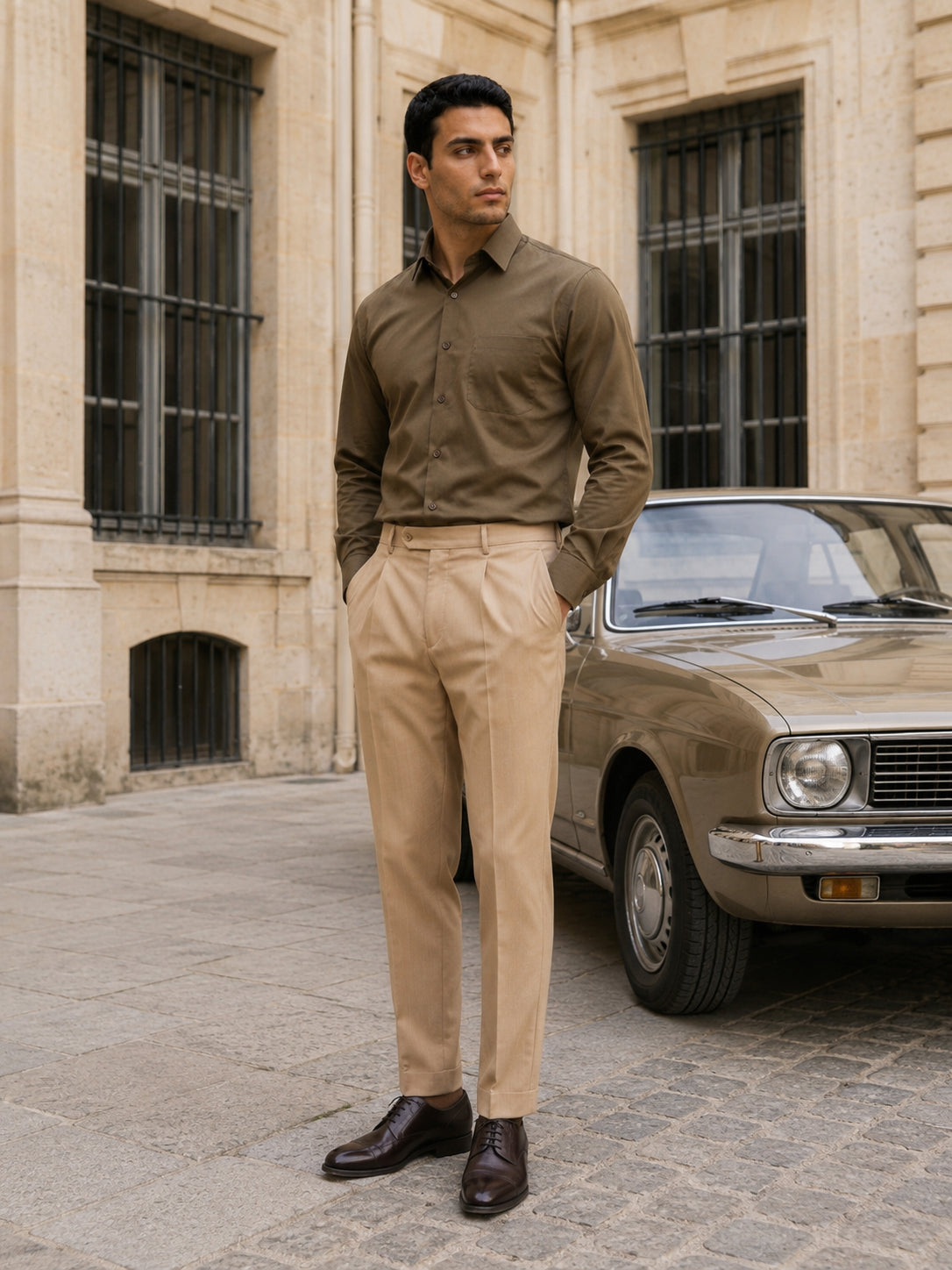 Men’s Classic Solid Formal Wear Shirt