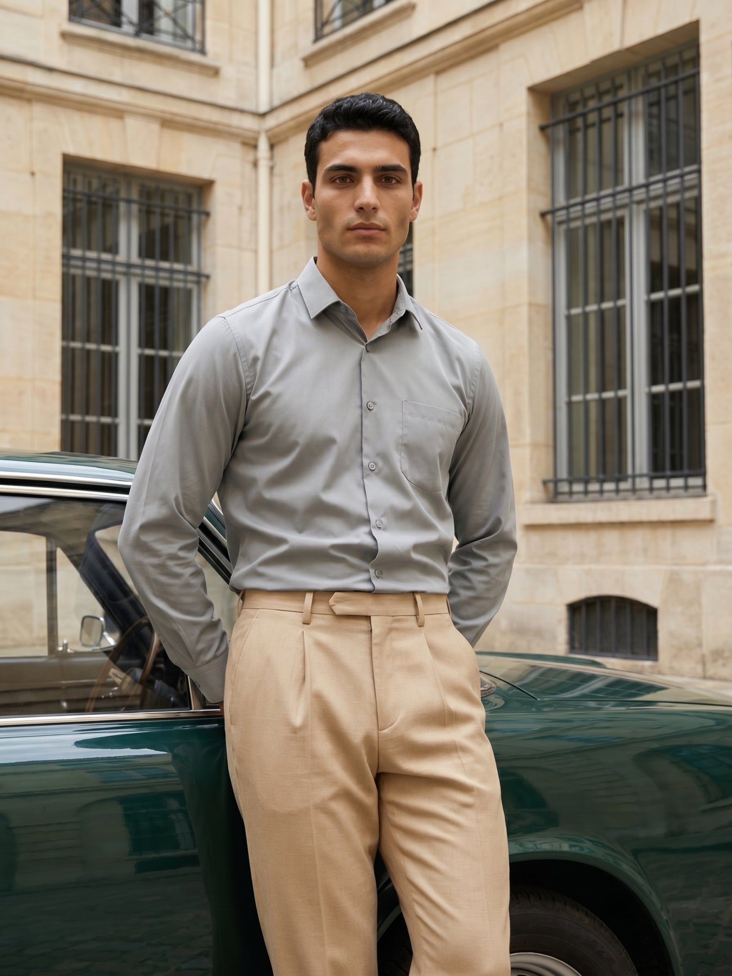 Men’s Classic Solid Formal Wear Shirt