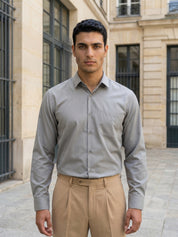 Men’s Classic Solid Formal Wear Shirt