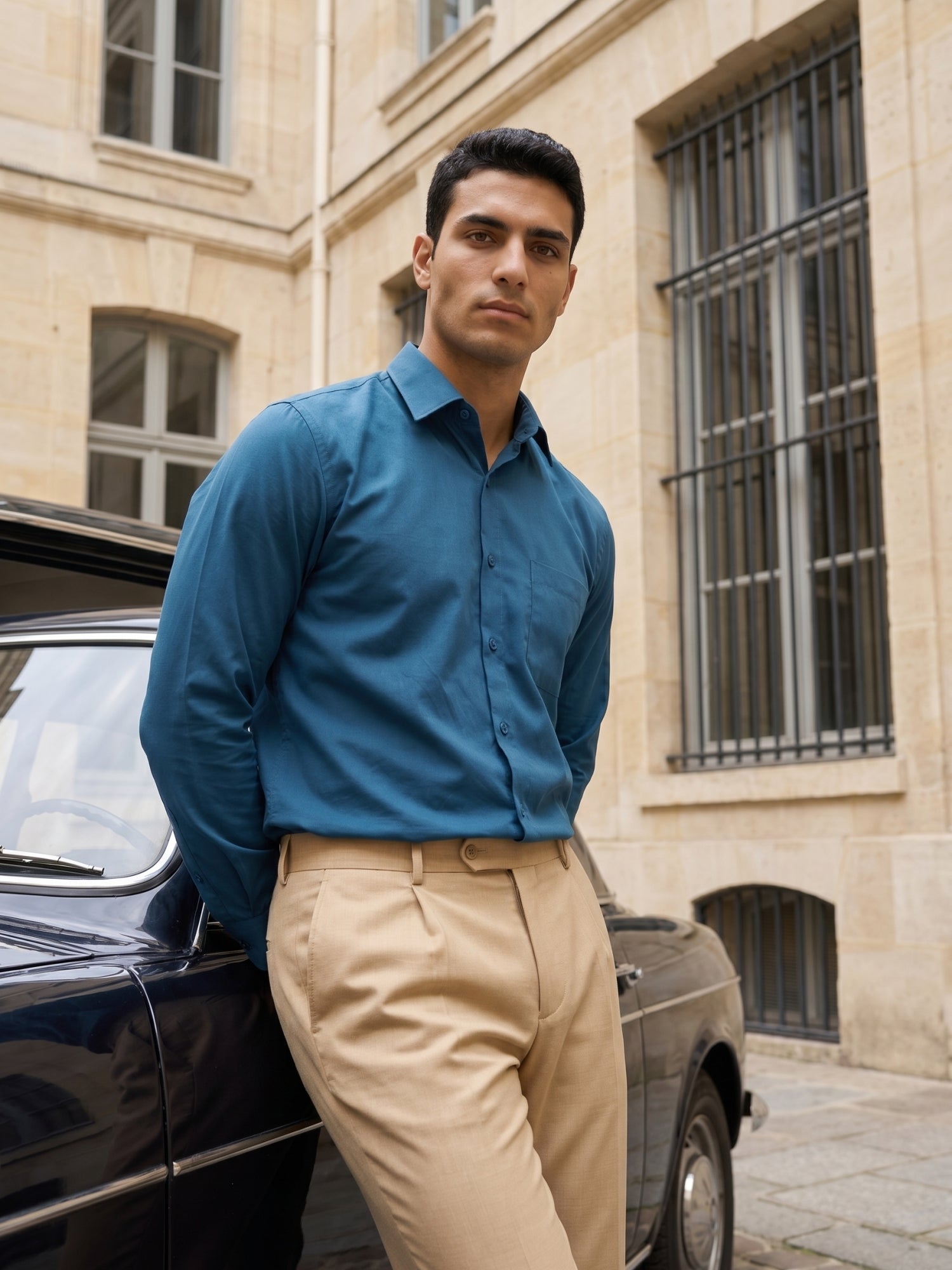 Men’s Classic Solid Formal Wear Shirt